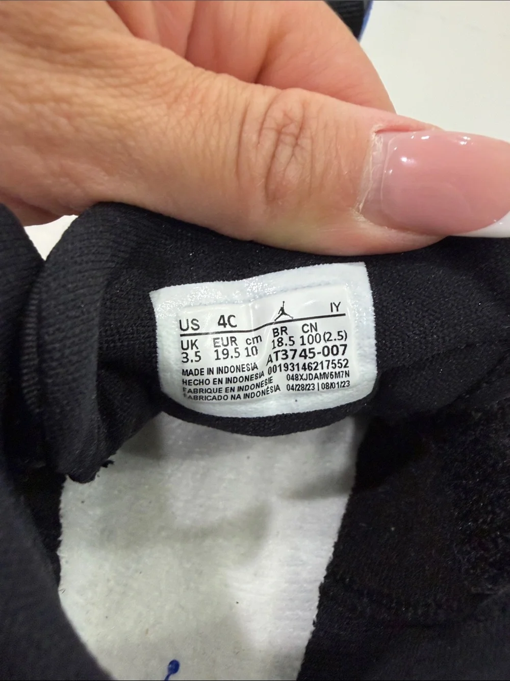 Nike Toddler Blue and Black Slip-On Sneakers